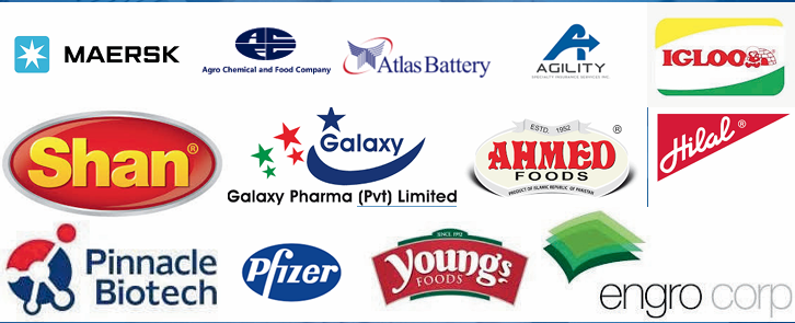 Our Partners - Maersk, Shan, Pfizer, Galaxy Pharma, Ahmed Foods, and more